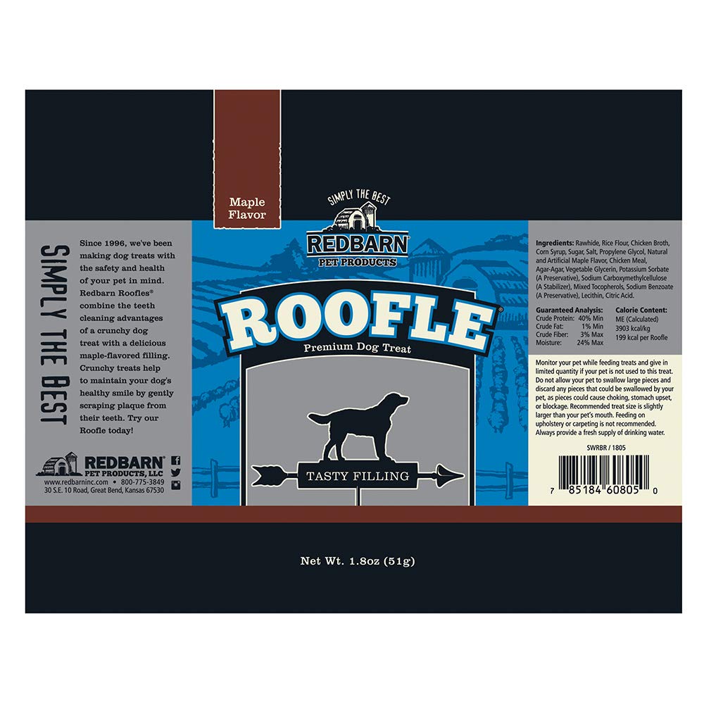 Redbarn Roofle Premium Dog Treats 10 Count
