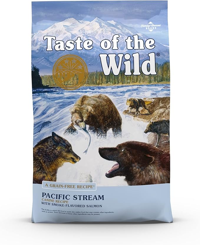 Taste of the wild pacific stream 14lbs dry dog food kibble