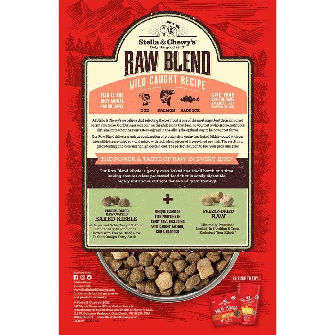 Stella & Chewy's, Raw Blend Wild Caught Recipe Dry Dog Food