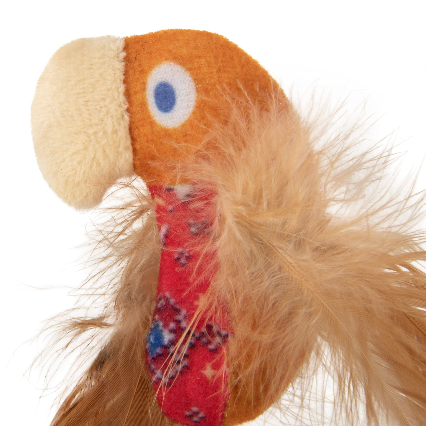 SmartyKat Instincts HappyNip Love Mates Feather Birds Plush Cat Toys, Contains Catnip & Silvervine - Orange/Green