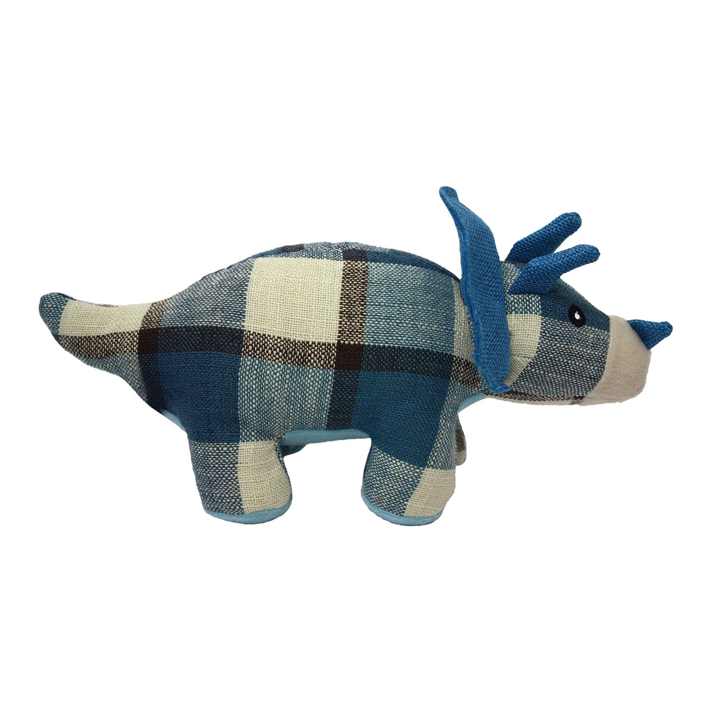 multipet Plaidosaurus Reg 9.75" Dog Toy, Assorted