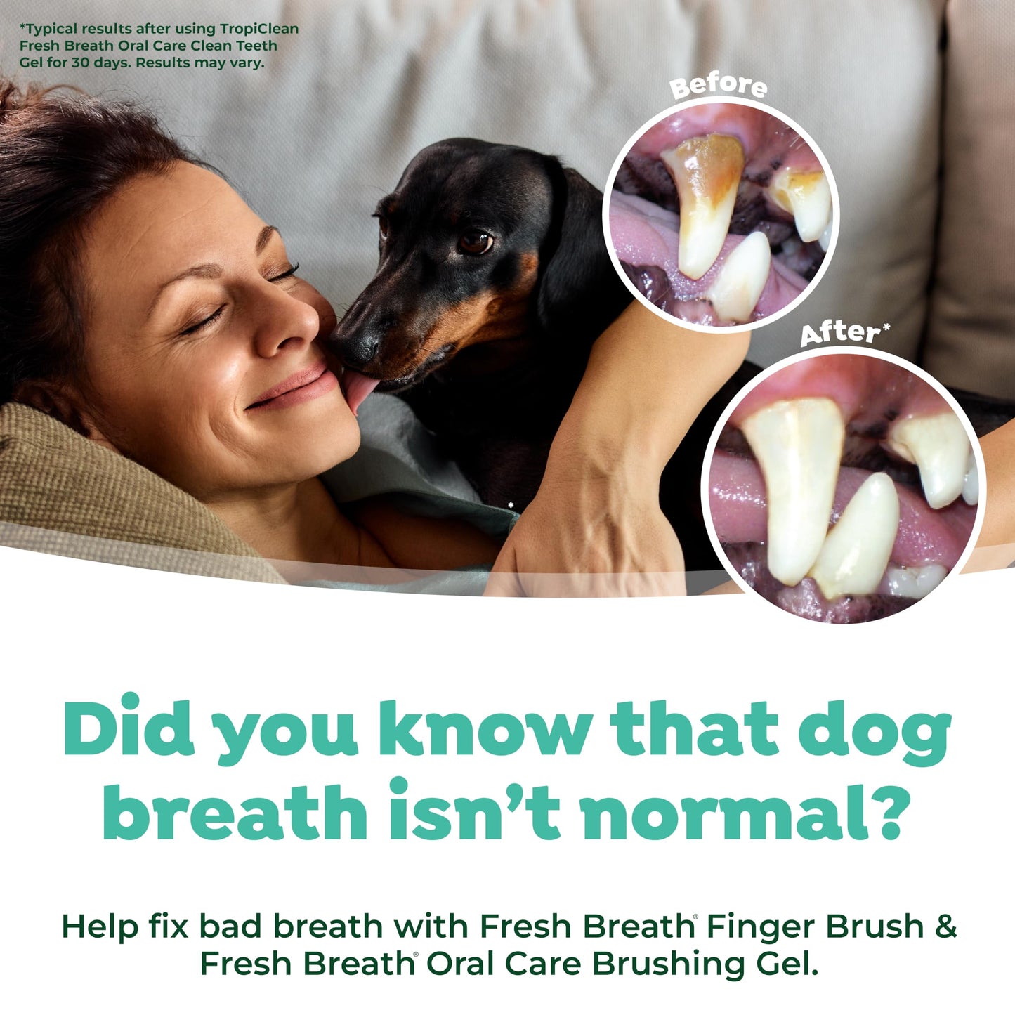 TropiClean Fresh Breath Finger Toothbrushes for Dogs & Puppies | Gentle Soft Toothbrush Alternative for Easy Teeth Cleaning