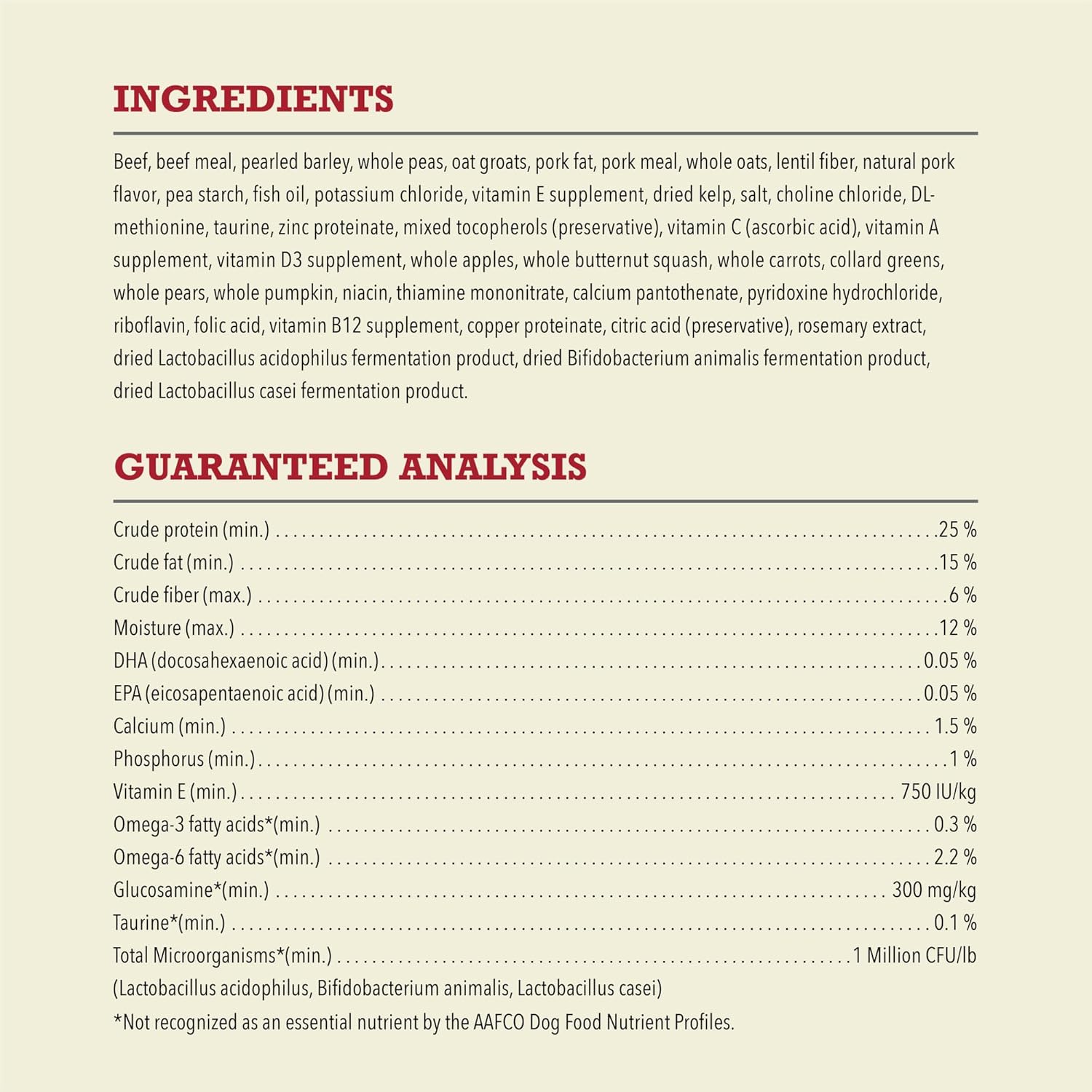 Acana classics beef and barley recipe