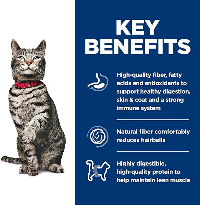 Adult Urinary & Hairball Control Cat Food, Chicken Recipe, Dry, 15.5 lb 10137