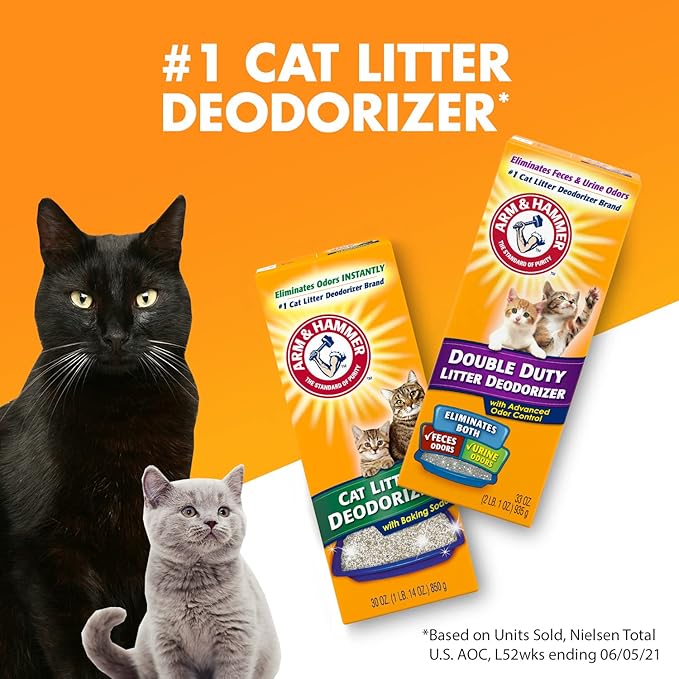 Arm & hammer cat litter deodorizer with baking soda 20oz