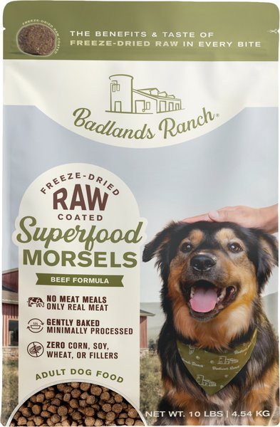 Badlands ranch freeze dried raw coated superfood morsels