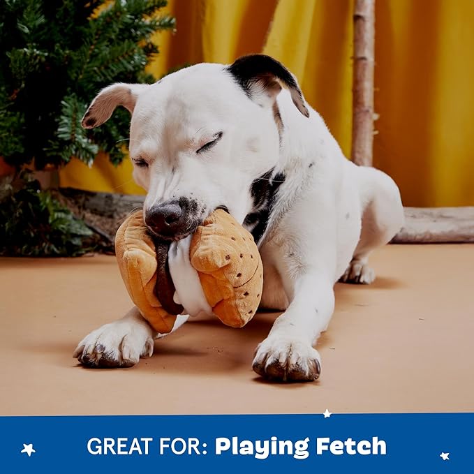 Bark squeak it s’mores dog toy