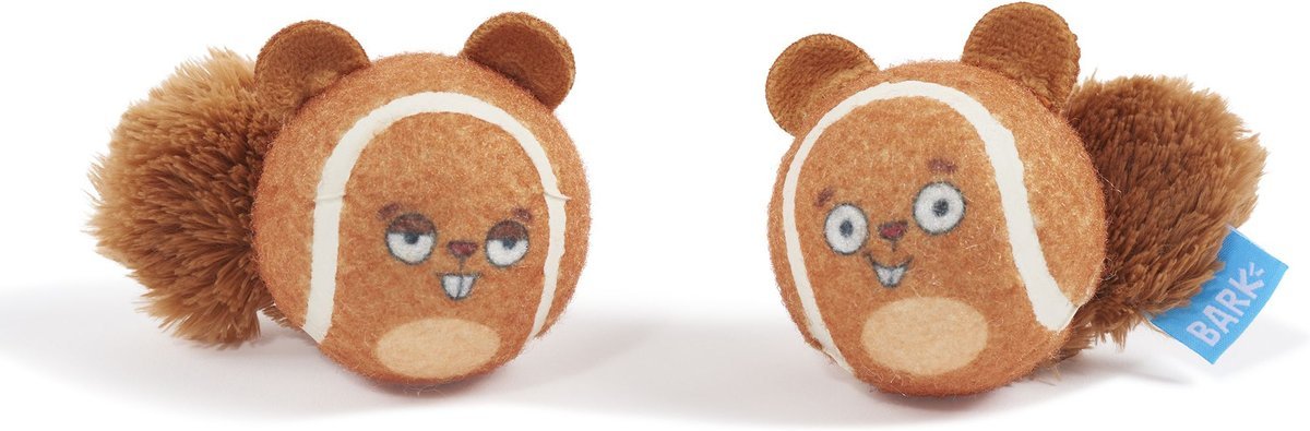 Bark squeak it squirrel dog toy
