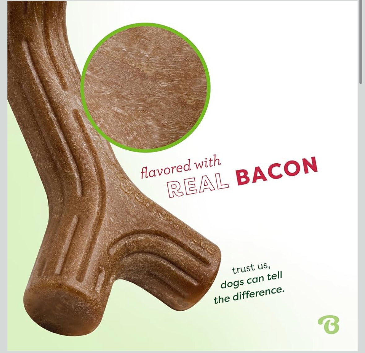 Benebone large bacon stick