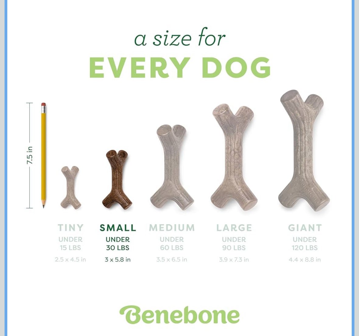 Benebone small bacon stick small