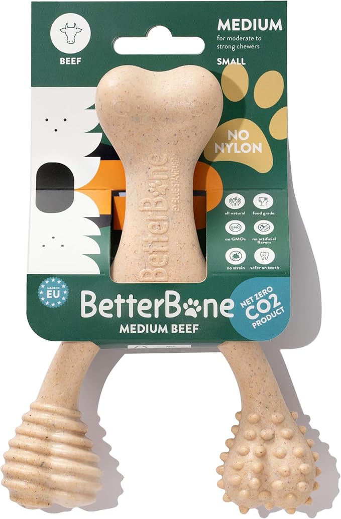 Better bone medium beef edible teething toy