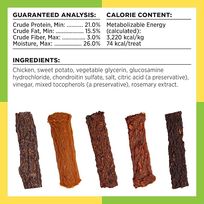 Bixbi hip and joint chicken jerkey treats