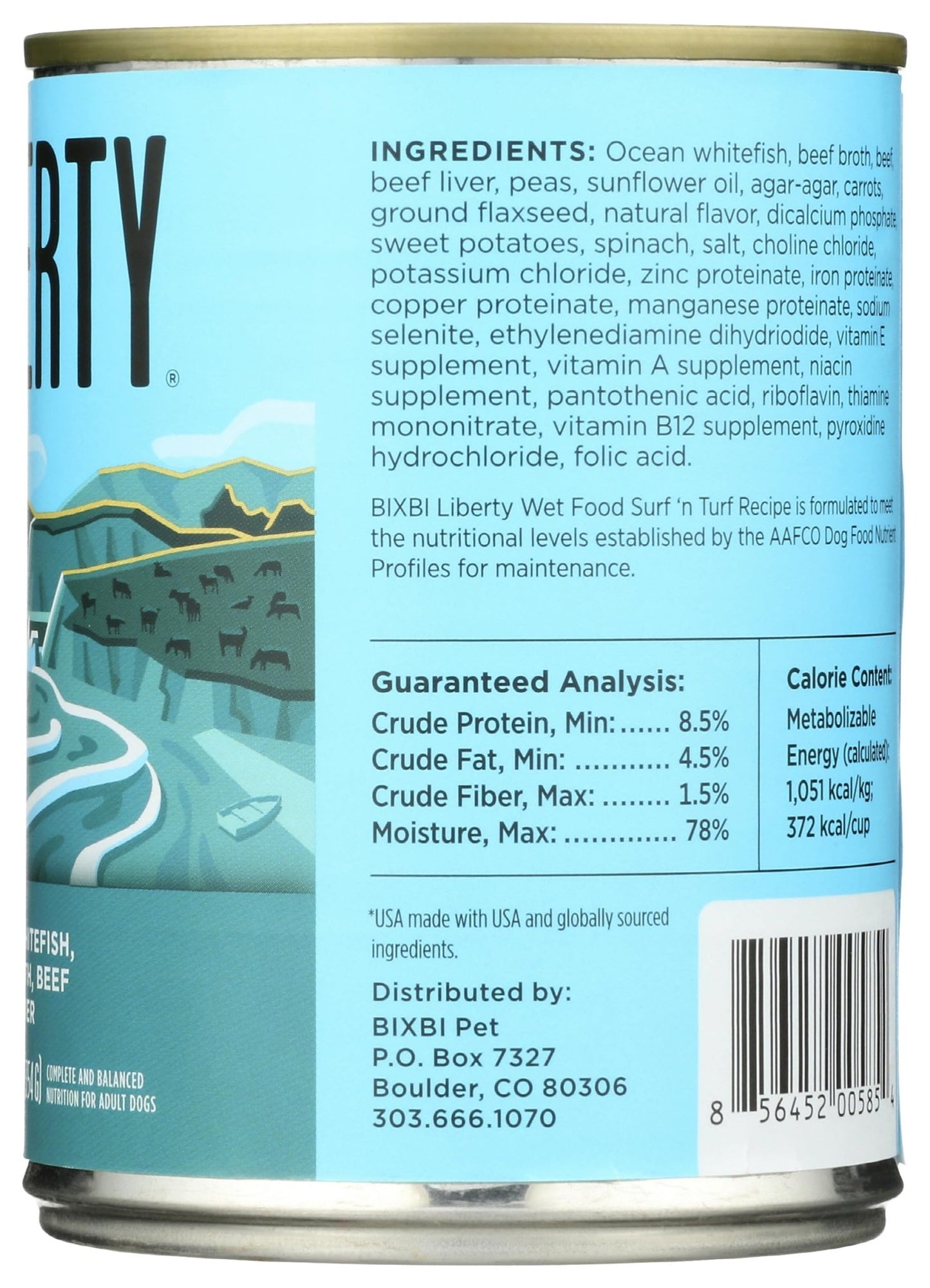 BIXBI Surf 'n Turf Wet Dog Food, 12.5 OZ