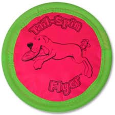 Booda tail spin flyer 7in dog frisbee dog toy