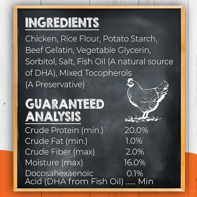 Canine naturals puppy hide free chicken recipe sticks