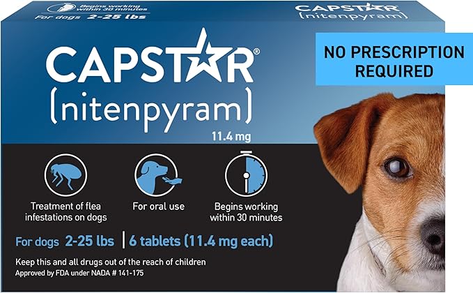 Capstar™ 2 - 25 Lb Dog Flea Treatment