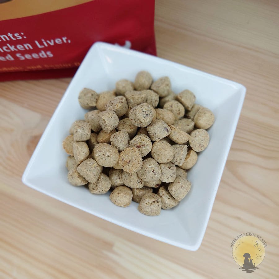 Carna 4 whole food nuggets for dogs, venison, venison liver, eggs, sprouted seeds 10LB