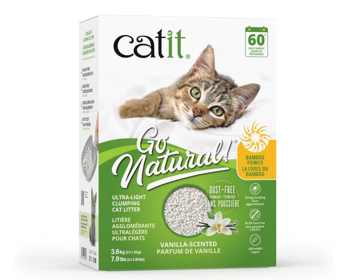 Catit Go Natural Scented Bamboo Clumping Cat Litter, 7.9 - lb bag