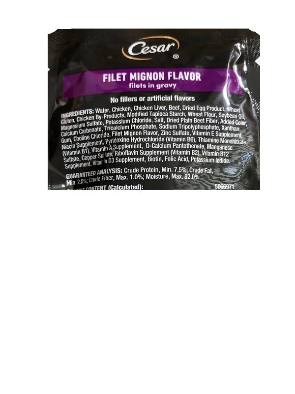 Cesar Canine Cuisine Single Pouch Variety 1.76Oz Each