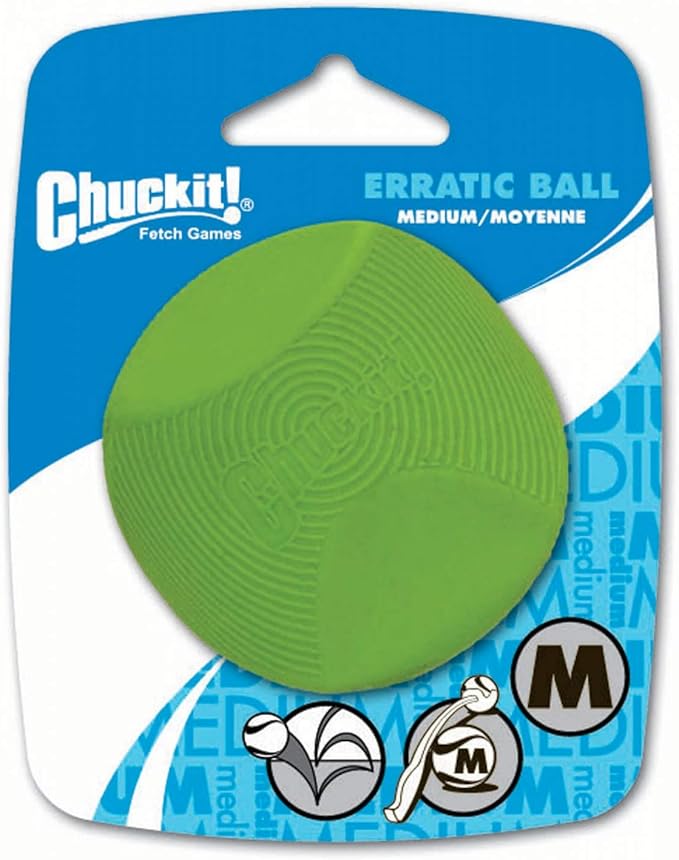 Chuck it erratic ball medium dog toy ball medium