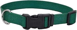 Coastal dog collar green size large 18 - 26”