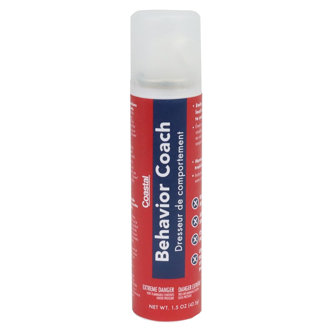 Coastal Pet Behavior Coach - Training Spray and Barking Control Device - Soft Air Horn for Dogs, Cats and Rabbits - 1.5 Oz - 076484015755