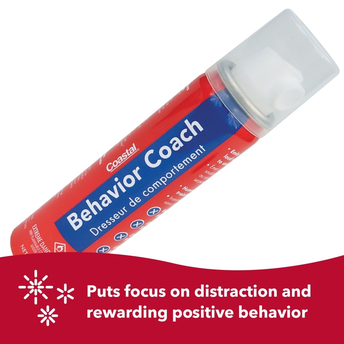 Coastal Pet Behavior Coach - Training Spray and Barking Control Device - Soft Air Horn for Dogs, Cats and Rabbits - 1.5 Oz - 076484015755