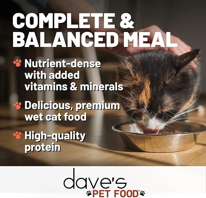 Daves naturally canned cat food shredded chicken and beef dinner in gravy