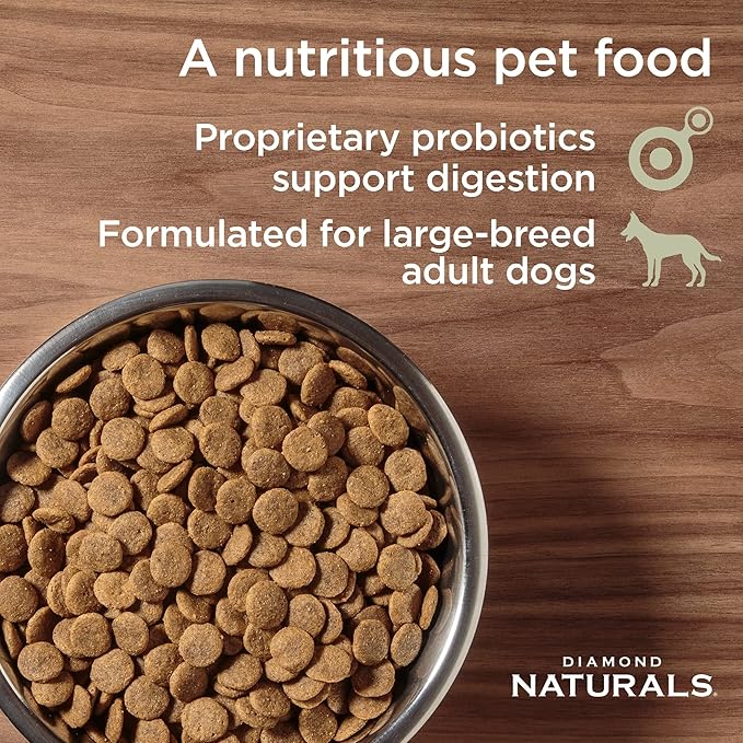 Diamond Naturals Large breed adult food lamb meal and rice formula 40lb
