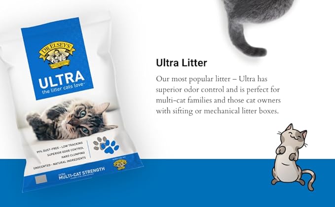 Dr elseys ultra cat litter 20lb