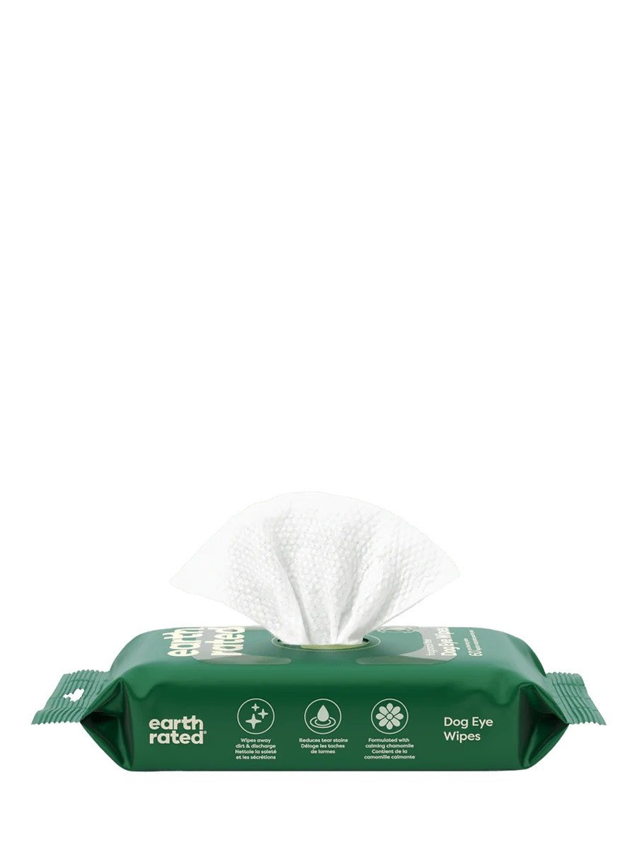 Earth rated fragrance free pet eye wipes 60ct