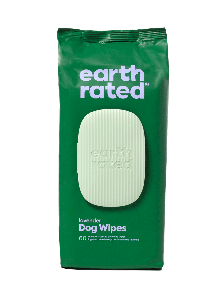 Earth rated lavender dog wipes 60ct