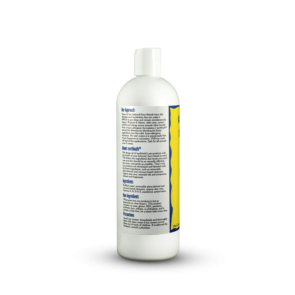 Earthbath Hypoallergenic Dog Shampoo – Pet Shampoo for Sensitive Skin & Allergies - Fragrance Free - 16 oz - dog shampoo - 602644020514