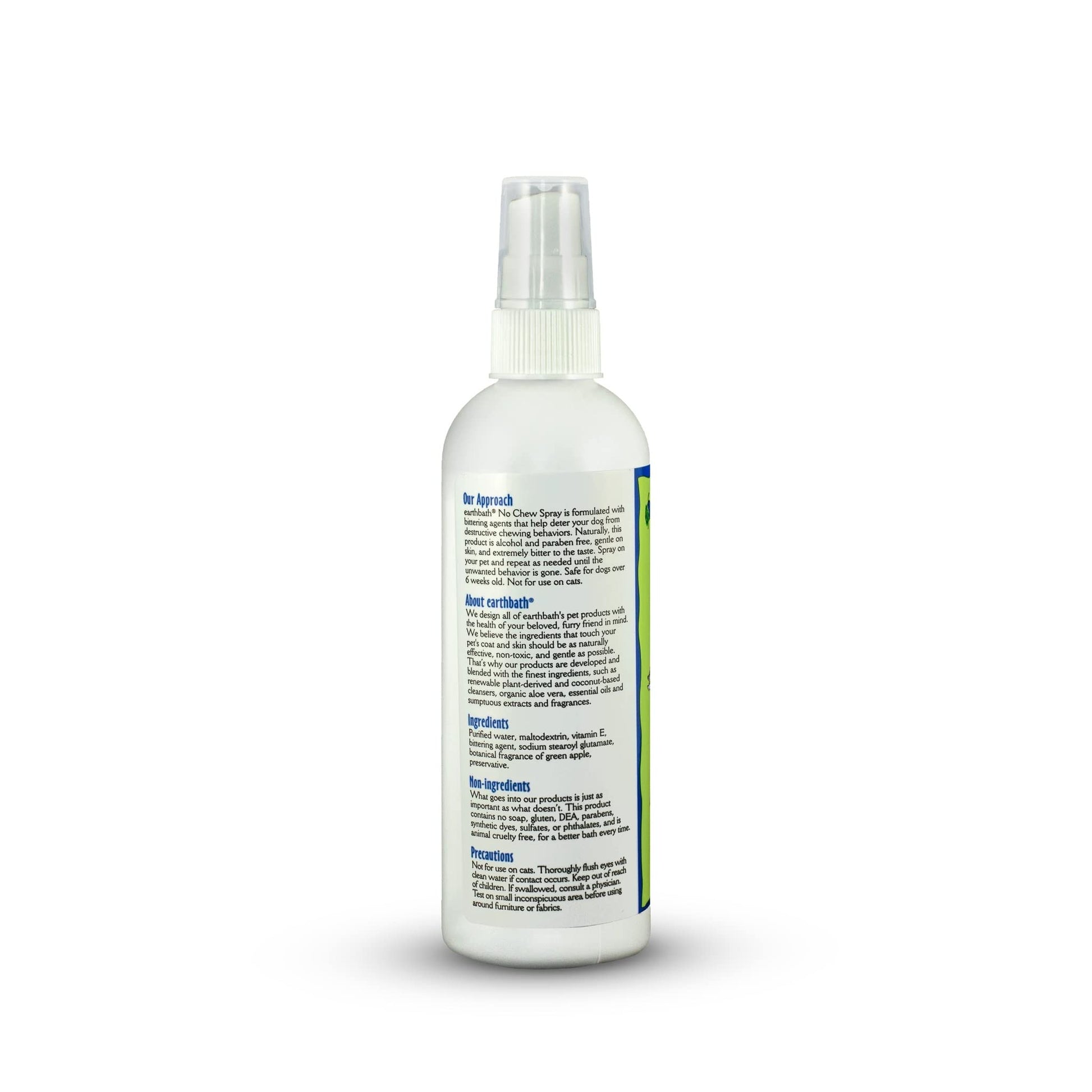 Earthbath, No Chew Spray For Dogs - A Bitter Apple Spray For Dogs To Stop Chewing, Essential Dog Training & Behavior Aids, Cruelty Free, No Bite Spray For Puppies - 8 Oz