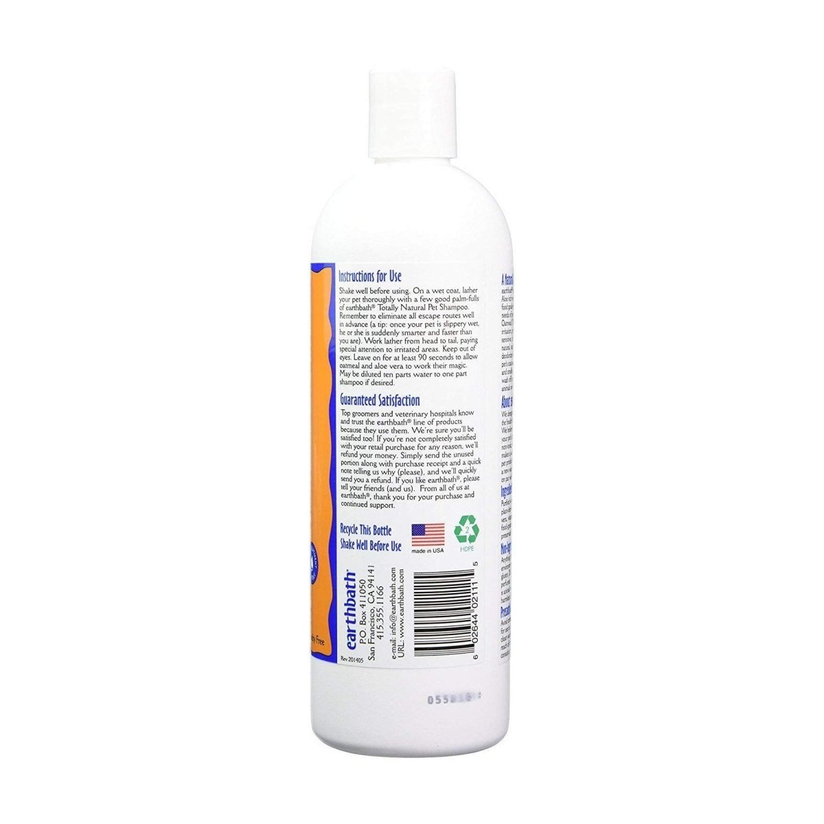 earthbath Oatmeal & Aloe Dog Shampoo - Oatmeal Shampoo for Dogs - Itchy - Dry Skin Relief - Vanilla & Almond - 16 Oz - dog shampoo - 602644021115