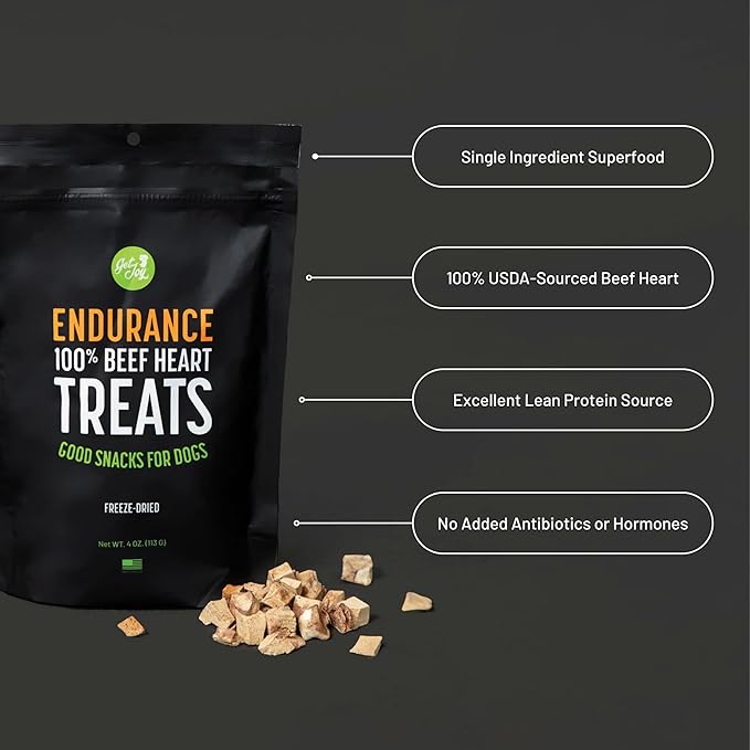 Endurance beef heart treats 4oz