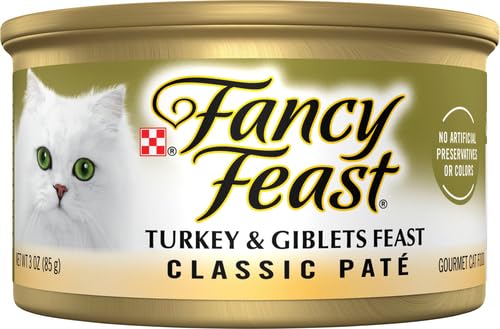 Fancy Feast Cat Turkey & Giblets Food, 3 Oz