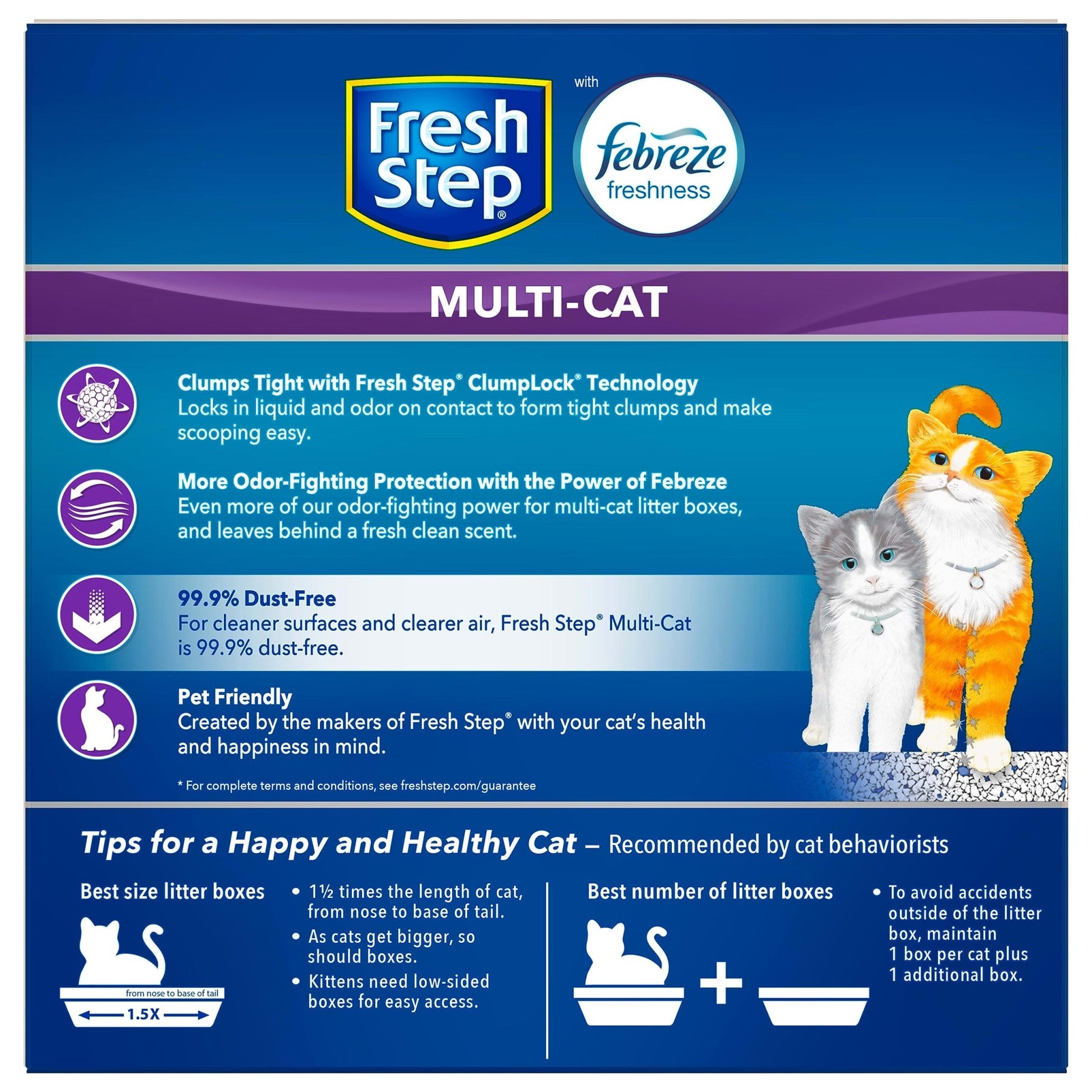 Fresh Step Clumping Cat Litter, Multi - Cat Odor Control, 14 Lbs