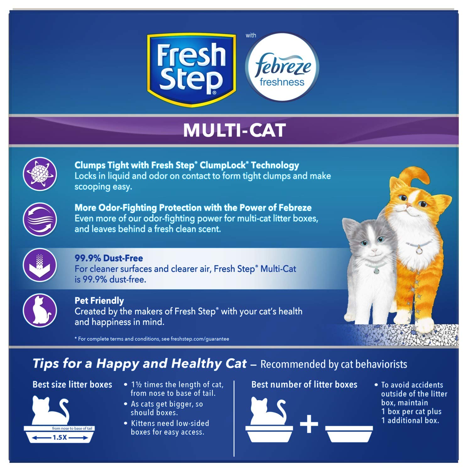 Fresh Step Clumping Cat Litter, Multi - Cat Odor Control, 14 Lbs