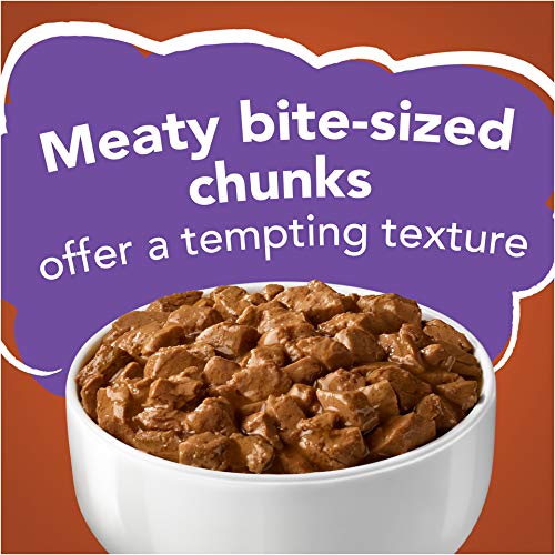 Friskies Purina Meaty Bits Adult Canned Wet Cat Food, Gourmet Grill Gravy, 5.5 Oz Can