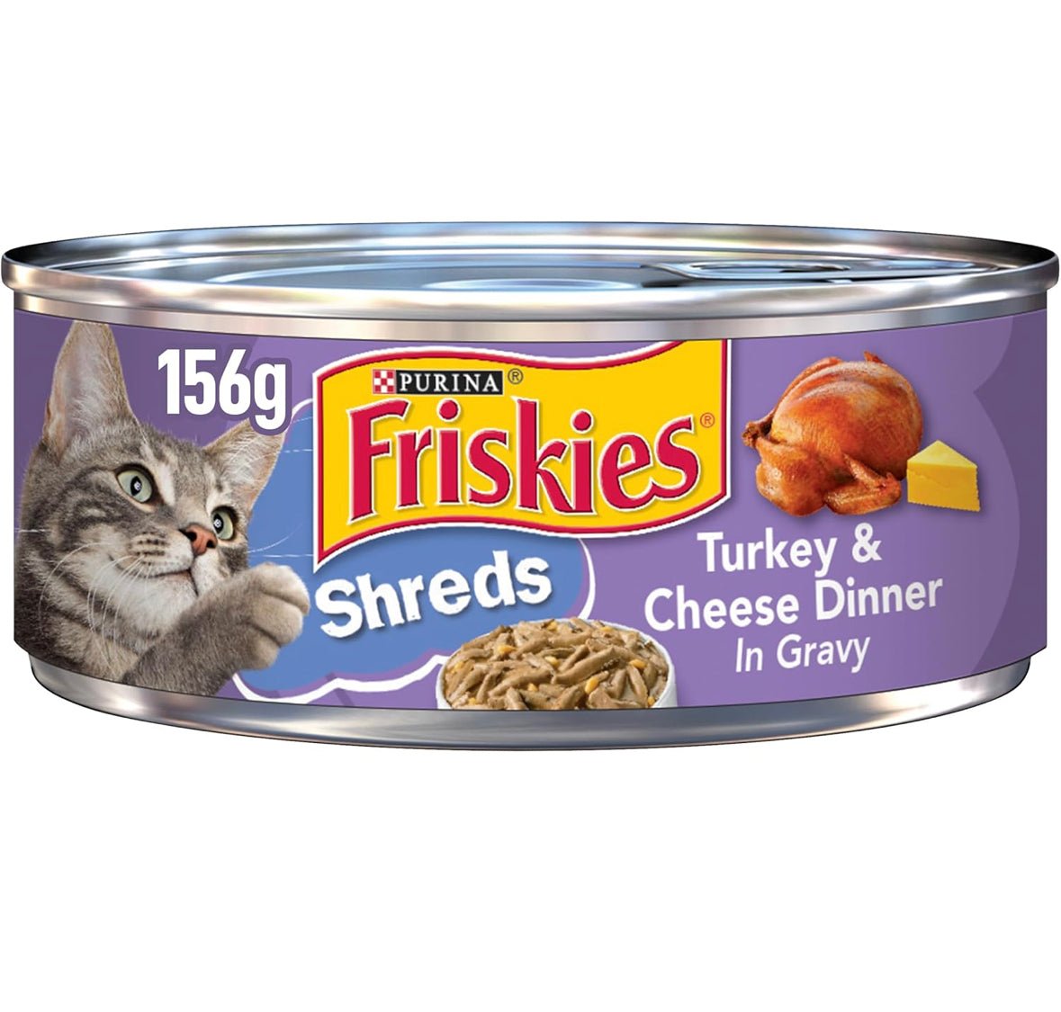 Friskies Shredded Turkey & Cheese Dinner In Gravy 5.5 oz
