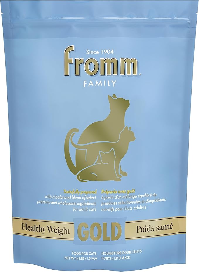 Fromm family healthy weight gold pounds Sante cat food 4lbs
