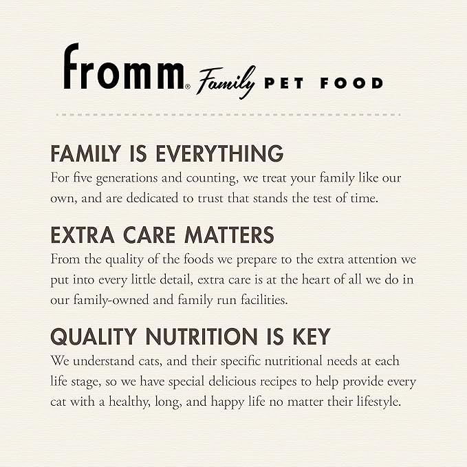 Fromm family healthy weight gold pounds Sante cat food 4lbs