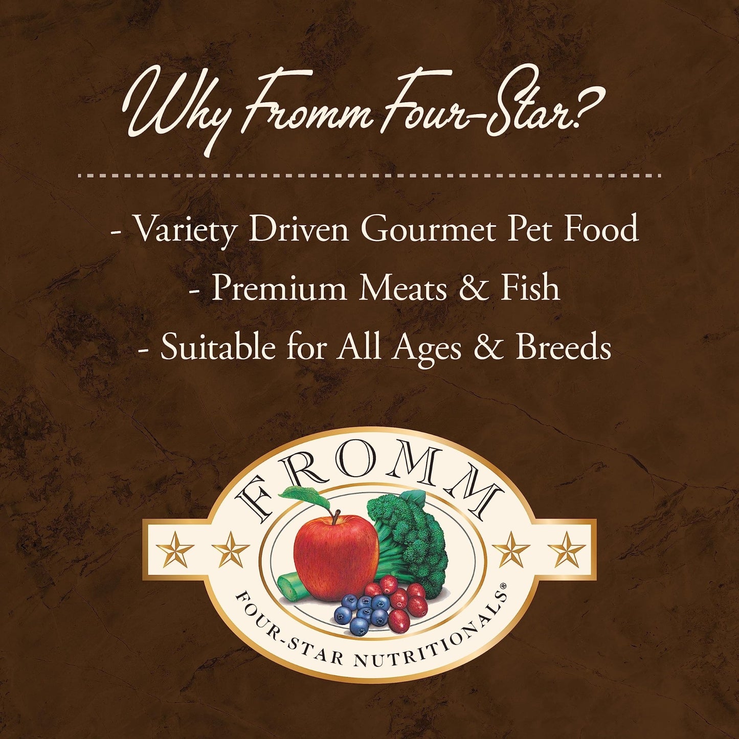 Fromm Four - Star Nutritionals, Grain - Free Salmon Tunachovy Dry Cat Food, 4Lb