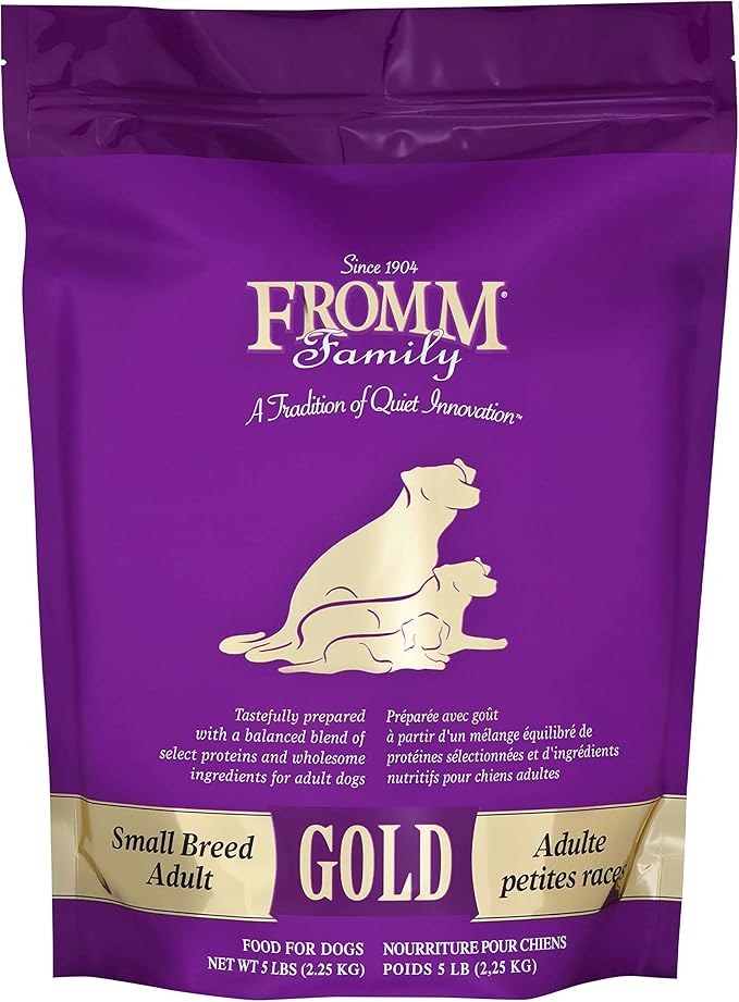 Fromm gold small breed adult dry dog food kibble 5lbs