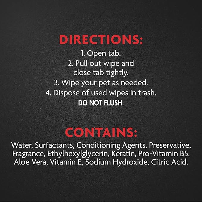 Furminator de shedding wipes 100ct dog grooming wipes