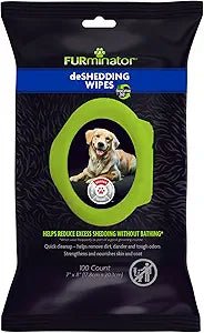 Furminator de shedding wipes 100ct dog grooming wipes