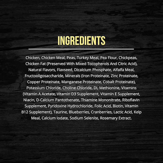 Fussie cat market fresh chicken Turkey meal cat food 10lb