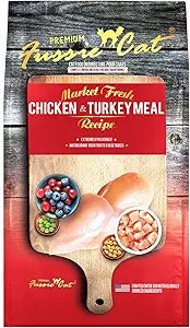 Fussie cat market fresh chicken Turkey meal cat food 10lb