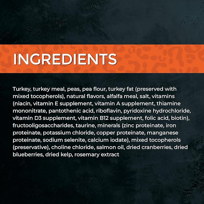 Fussie Cat Market Fresh Turkey Recipe Dry Cat Food, 3.5lb Bag